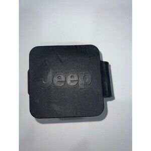 Mopar genuine trailer hitch receiver plug featuring the Jeep logo.